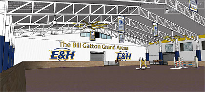 Equestrian Center rendering - Bill Gatton Grand Arena