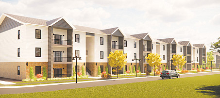 Rendering of the student university apartments