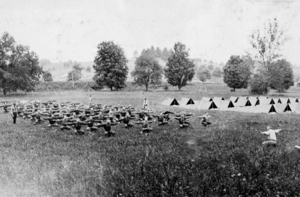 During World War I, ROTC thrived on the Emory & Henry campus.