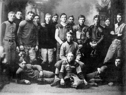 Football has been a staple in Emory & Henry's history.  Just take a look at the football team ca. 1890.
