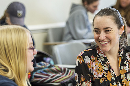 Transfer student in class.