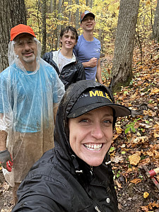 Students volunteer their time outside of class to perform trail maintenance on the Appalachian Trail with the Mount Rogers Appalachian Tr...