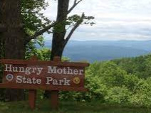 View from one of the nine trails in Hungry Mother State Park. 