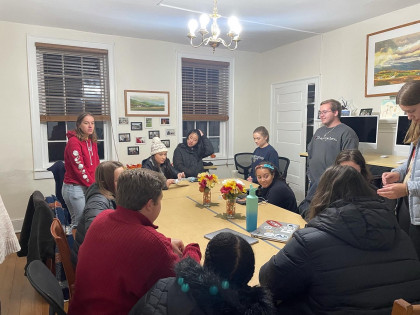 Civic Leader Scholars Meeting during Fall 2022