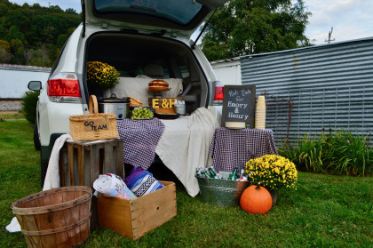 From Jackie Wilson ('89, Atkins, VA): Glenn (Class of 1986) and I celebrated in our yard. Menu was simple: Vegetable Beef Soup, Skillet B...