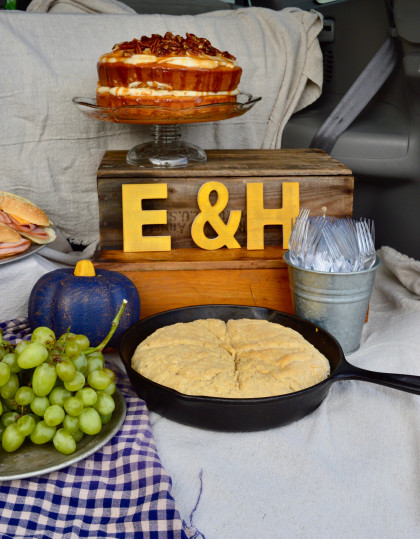 From Jackie Wilson ('89, Atkins, VA): Glenn (Class of 1986) and I celebrated in our yard. Menu was simple: Vegetable Beef Soup, Skillet B...