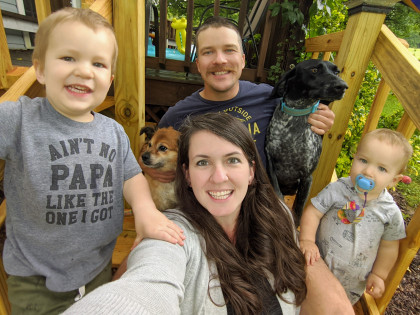 From Katie Yount ('11, Harrisonburg, VA): Kid friendly tailgates require ALL the snacks! Popcorn ‘foot' balls are a Yount...