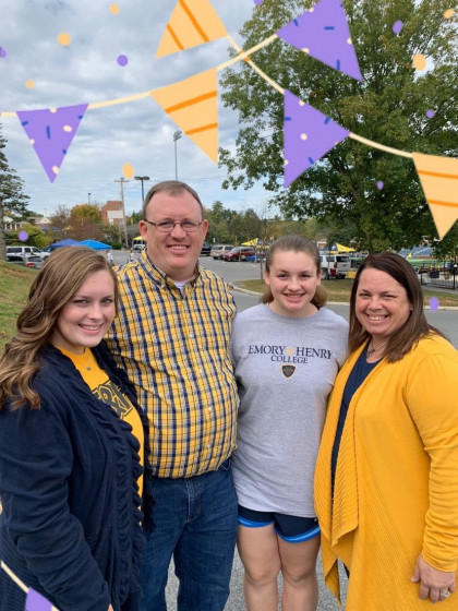 CONTEST WINNER!  From Erin '97 and Danny Ruble '01, Abingdon: Raincheck! Due to Covid exposure, we had to cancel our E&H fa...