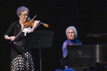 Guests witnessed musical performances at the McGlothlin Center for the Arts theatre.