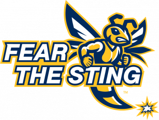 Cartoon wasp with text Fear the Sting