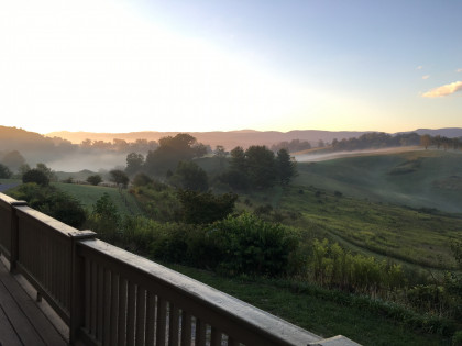Mountain view from the BCFS porch